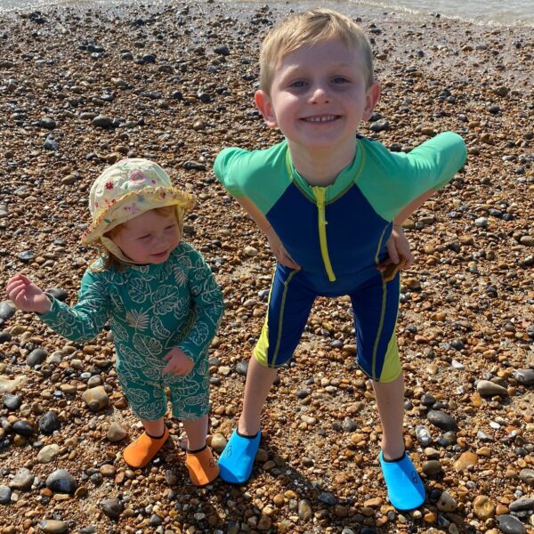 “Surprise Me” Kids Brighton Water Shoes & Mesh Bag