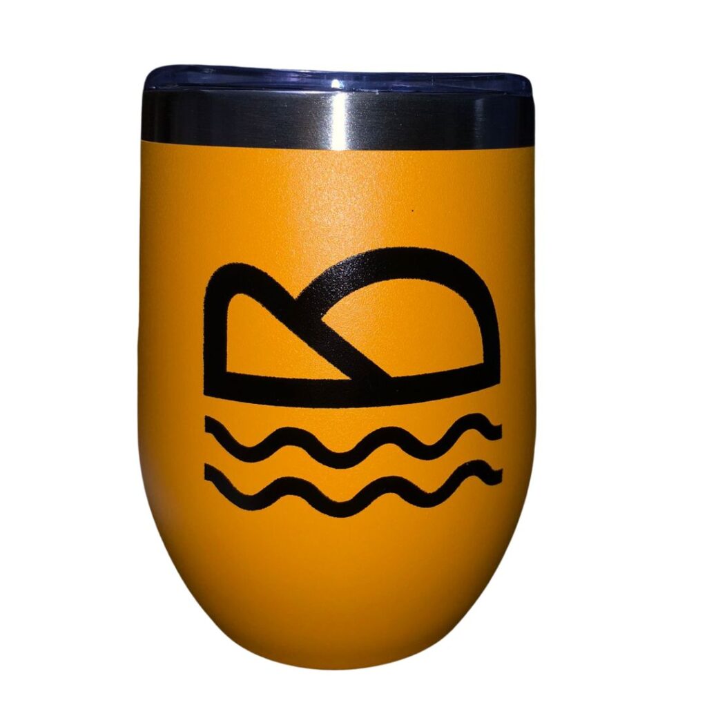 Sunset Amber Stainless Steel Beach Cup | Brighton Water Shoes