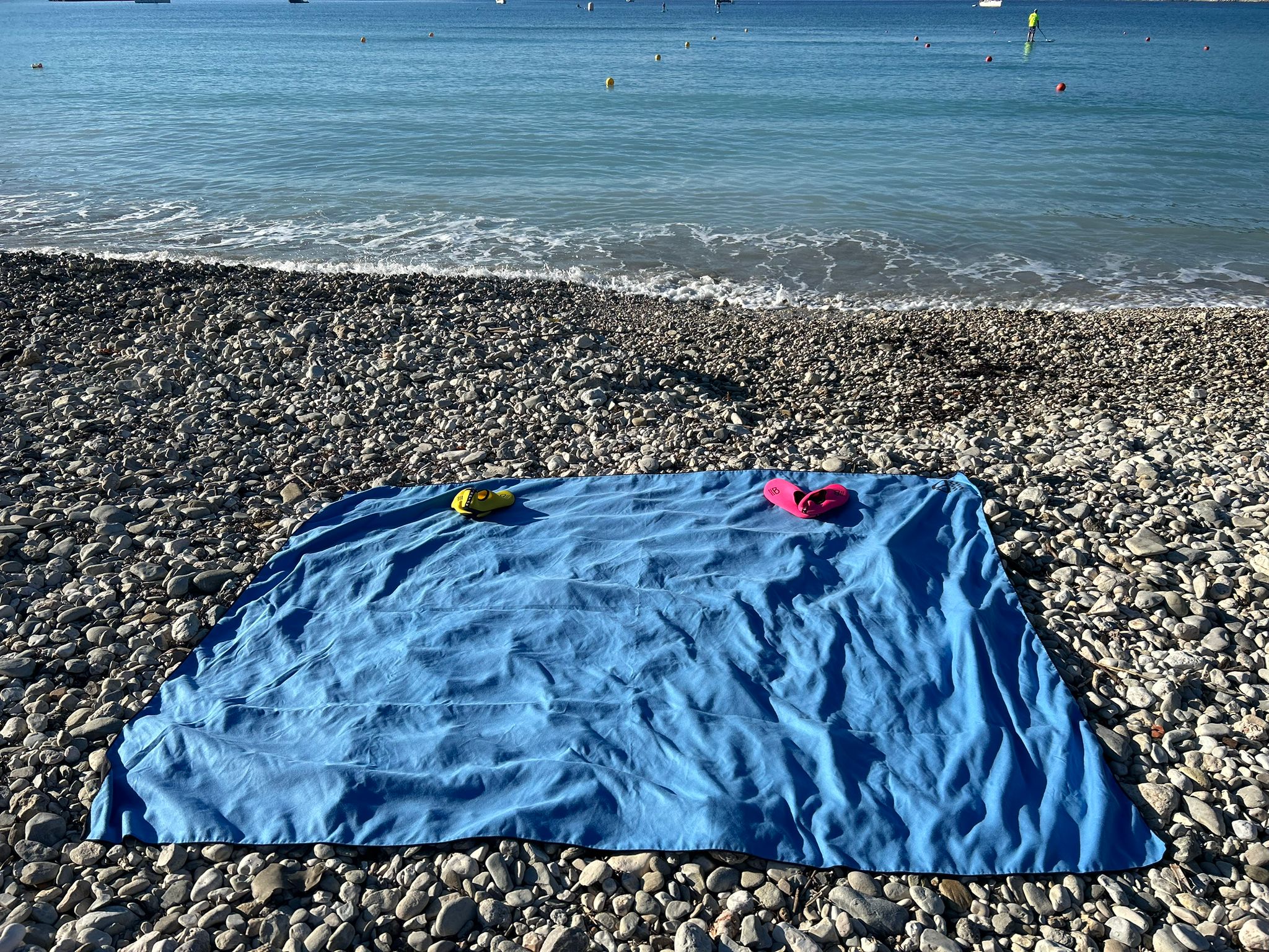 Two Pairs of Shoes & One Double Sized Microfibre Towel/ Picnic Blanket - Image 9