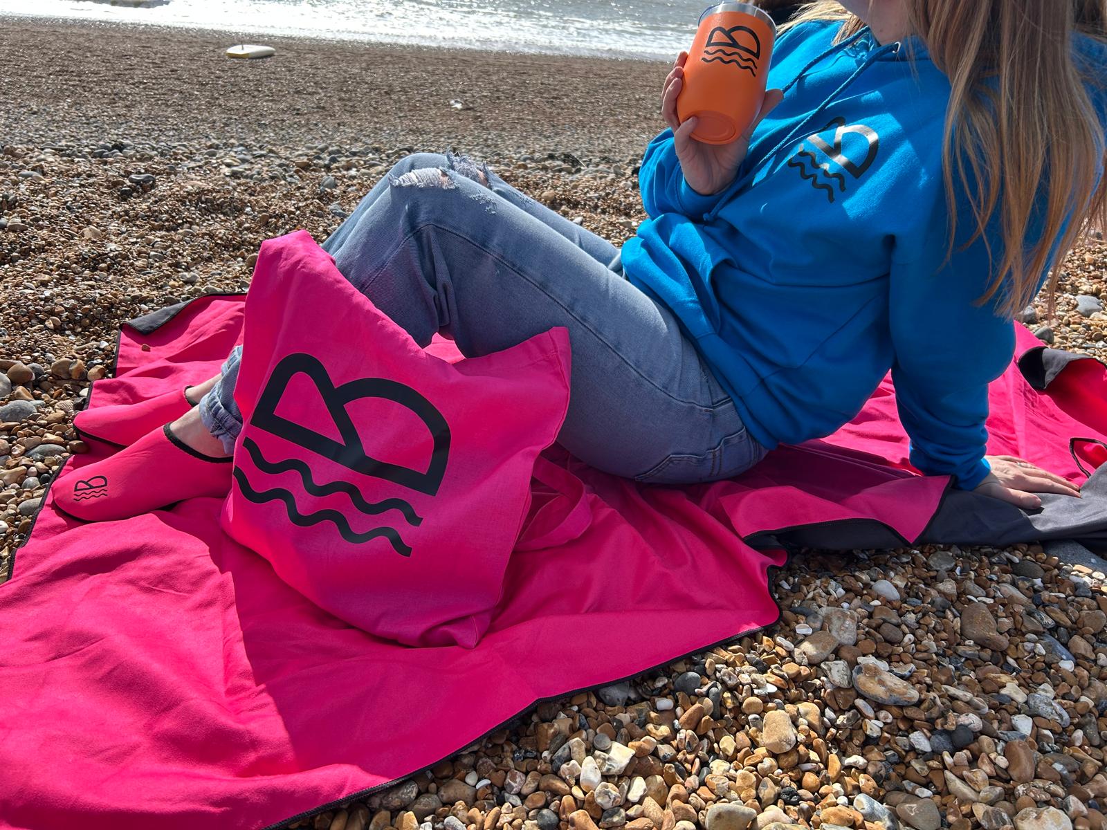 Palace Pier Pink Beach Tote Bag - Image 2
