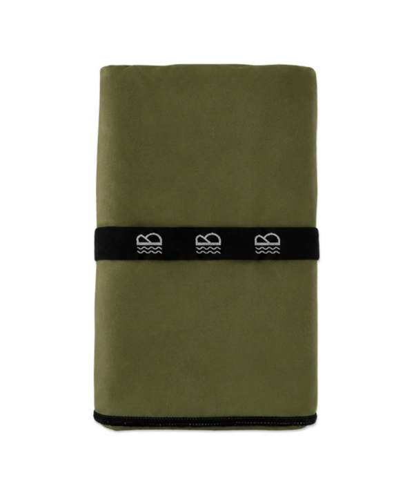 Coastal Patina Olive Extra-Large Microfibre Towel